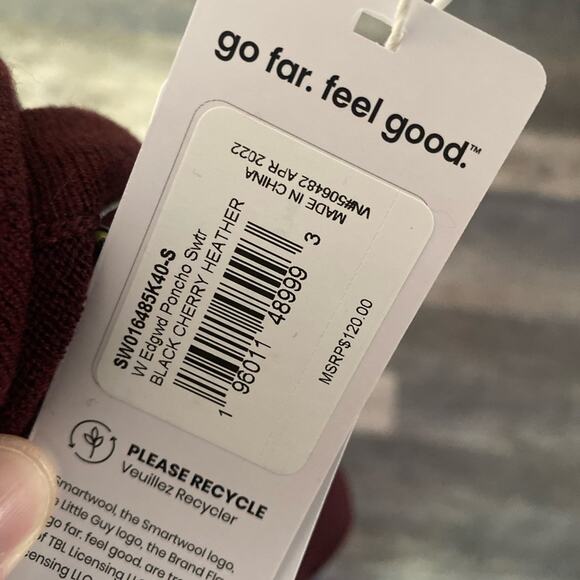 Smartwool Edgewood Poncho Sweater - Picture 3 of 9